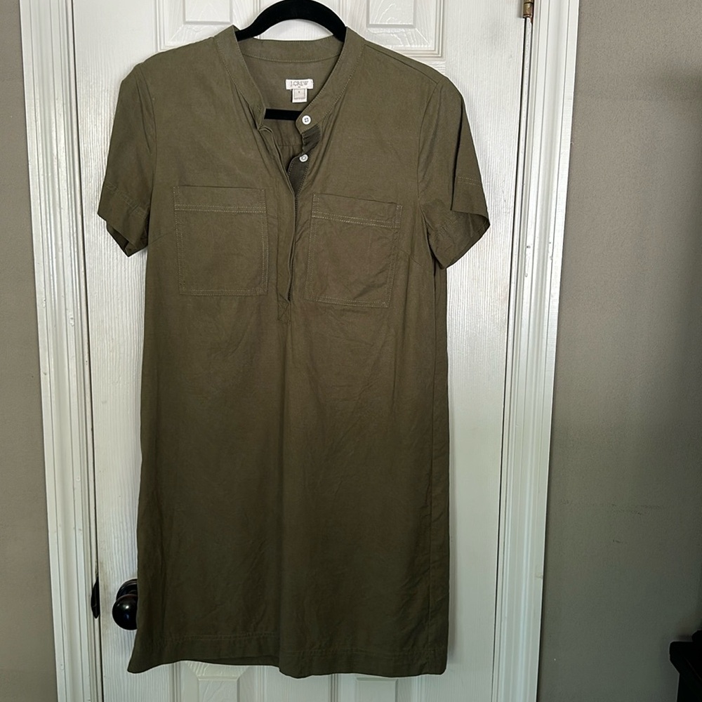 J Crew shirt dress size S